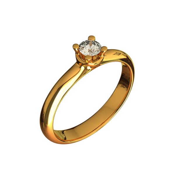 Gold RIng With Diamond Studded